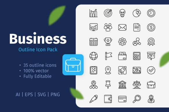 Business Outline Icon Pack Review