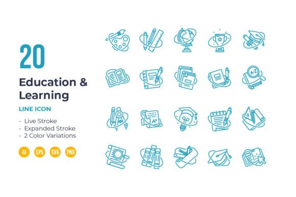 Education and Learning Icon for Modern Branding