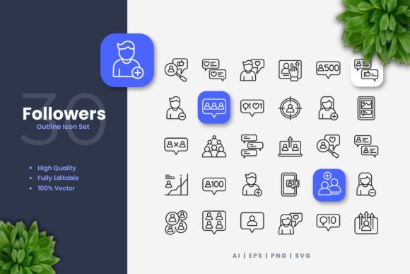 Followers Graphics for Digital Sellers