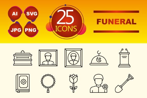 Funeral Graphics: A Designer’s Review of Icon Set for Real Projects