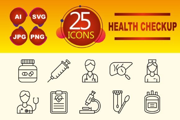 Health Checkup Graphics for Branding and Marketing