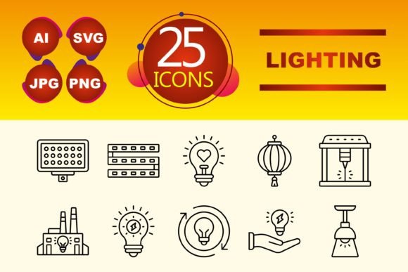Lighting Graphics: A Modern Icon Set for Content Publishers