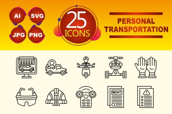 Personal Transportation Graphics for Local Branding