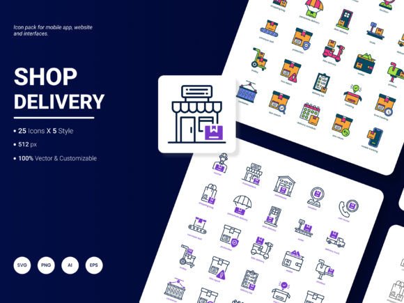 Shop Delivery Icon Pack: A Graphic Designer’s Take