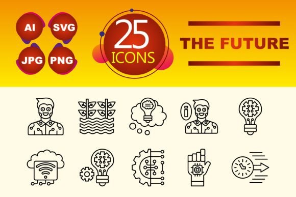The Future: A Modern Graphic Asset for Design Projects